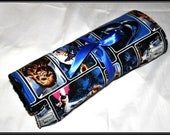 RARE OOP Star Wars Vintage Sequels Cotton Changing Pad with Black Minky -- Sci-Fi Geek - Handmade, Washable, Portable, Retro Block