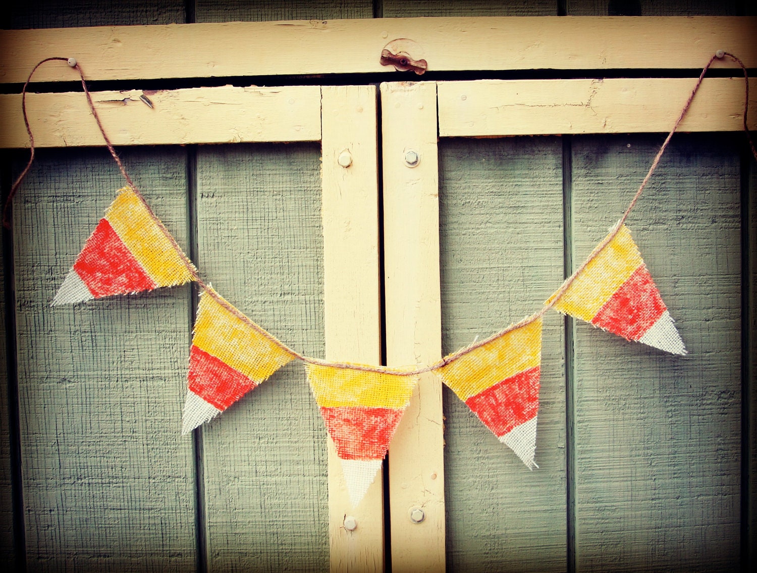 Candy Corn Banner - SimplyBurlap