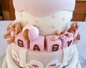 Baby Shower Cake Topper / Cake Decoration