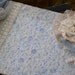 Wedding guest book - Something Blue - vintage shabby chic, custom - 20 pages