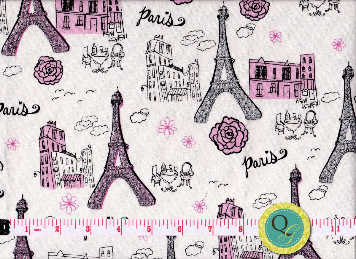 Paris Print Fabric