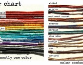 TWO choose your own colors 2X wraps bohemian friendship bracelets