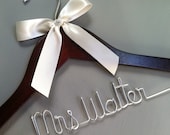 Sale, Sale, Sale. Personalized Bridal Wedding Hanger. Bridal Hanger. Bridal Party. Custome Hanger. Comes With Bow and Rhinestone.