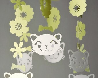 Spring Kitty Mobile (Grand) in Recycled Eco Plastic