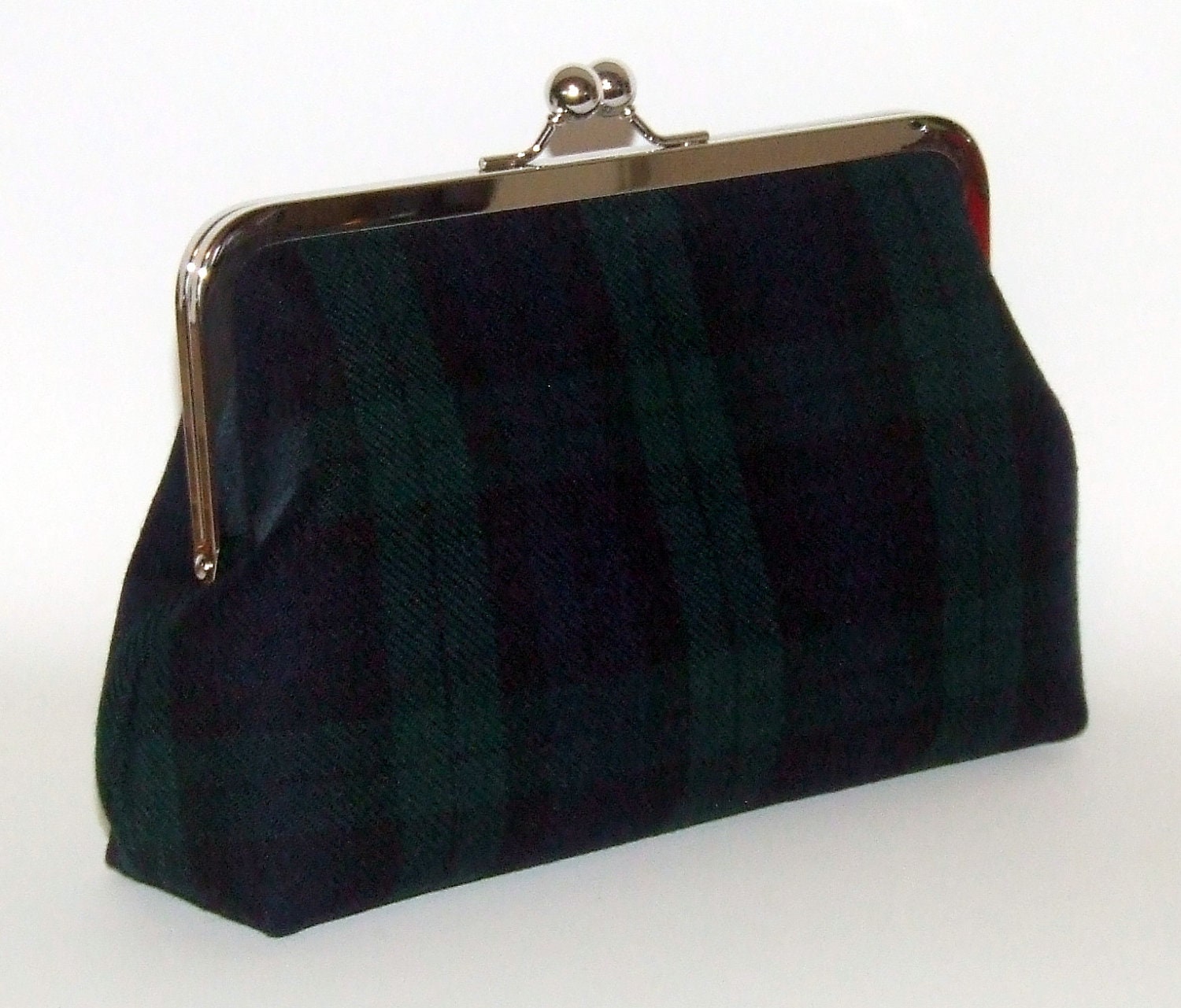 Wool Clutch - Pendleton Black Watch Tartan Plaid