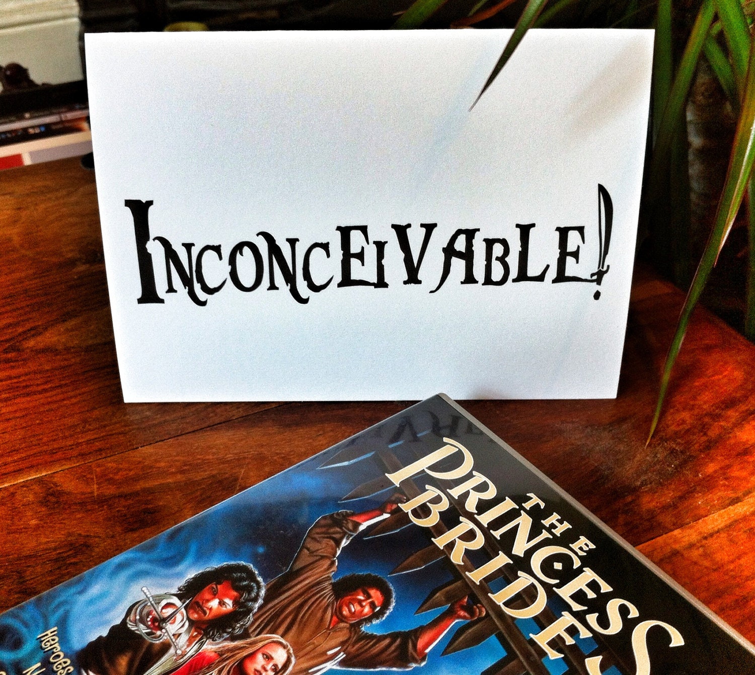 Inconceivable. The Princess Bride Movie Quote Greetings Card