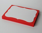 25 Top Note Wedding Place Cards / Escort Cards / Seating Card / Flat Layered Cards