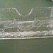 Antique Flat Panel Toothpick Holder Vintage Ornate Glass 1930s Kitchenware GVS team