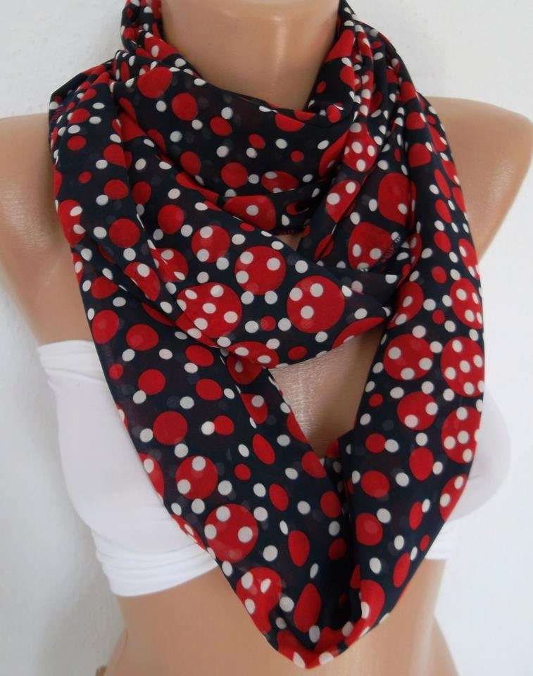Infinity Scarf, Loop Scarf -Circle Scarf - Elegant - It made with good quality chiffon fabric....Super Loop
