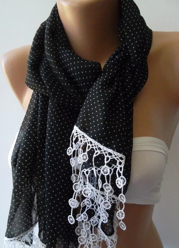 ON SALE Elegant and feminine Chiffon scarf