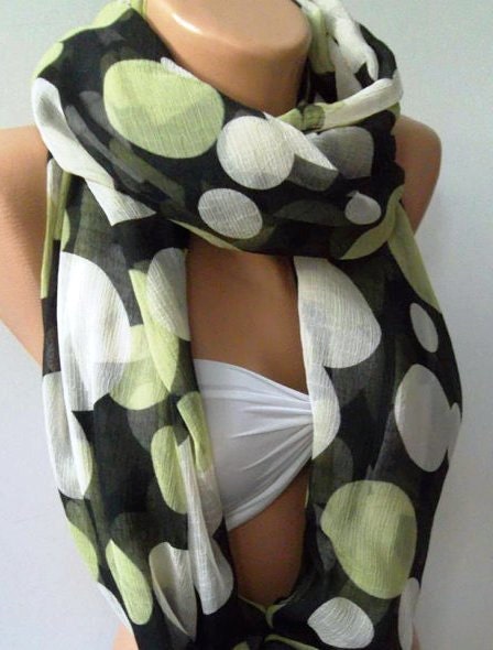 Infinity Scarf, Not Tube, Loop Scarf Circle Scarf - Elegant - It made with good quality chiffon fabric.....Super Loop