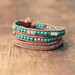 Bohemian Wrap Bracelet - Turquoise - Bohemian Jewelry