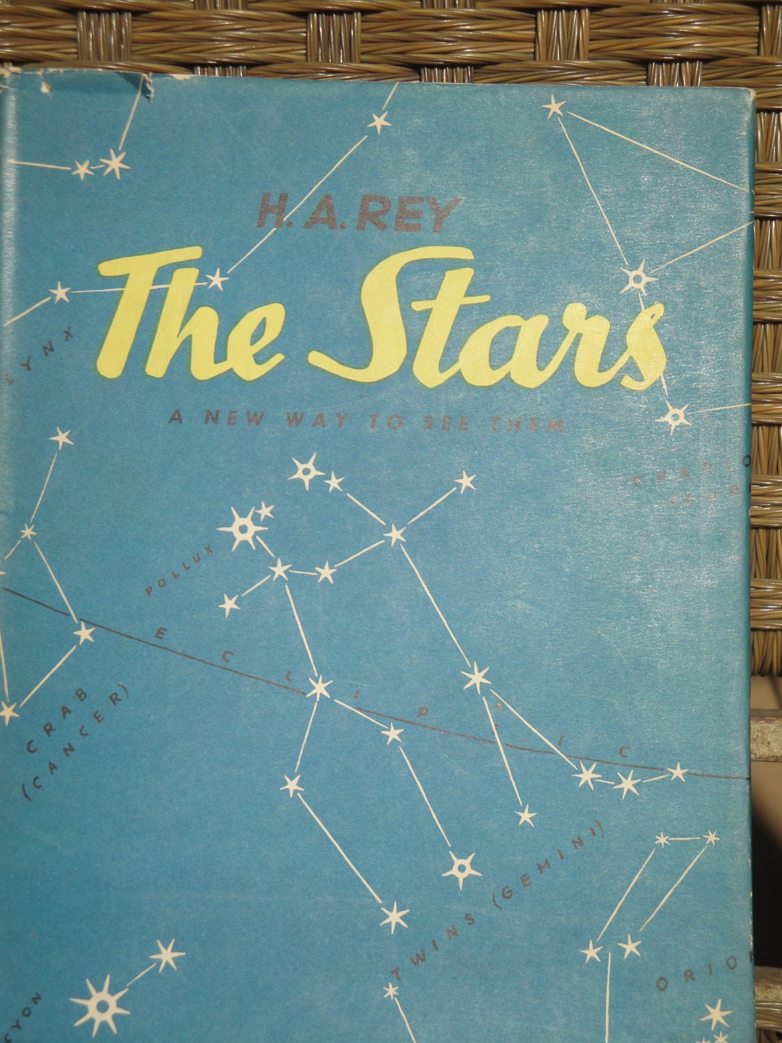 H A Rey The Stars Hardback True First Edition 1952 Vintage Astronomy  Book Adult and Children