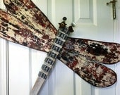Table Leg Dragonfly Wall or Garden Art- Funky Industrial look metal body dragonfly