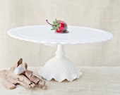 White Vintage Cake Stand Cupcake Stand Pedestal Stand