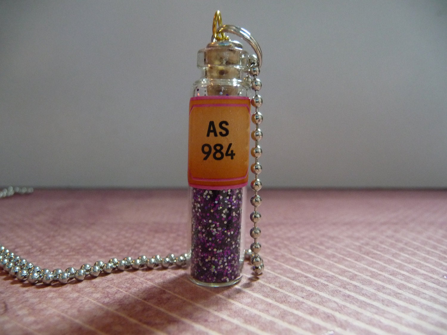 Scientific Purple Dust Necklace by vintagerust