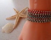 Macrame Bracelets- Rhinestone Bangle - Bracelet - Summer Style - Beach - Summer - 8 different colors - Choose only ONE
