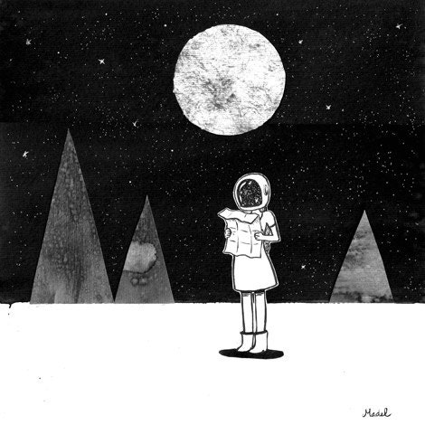You Are Here 300x300 mm print