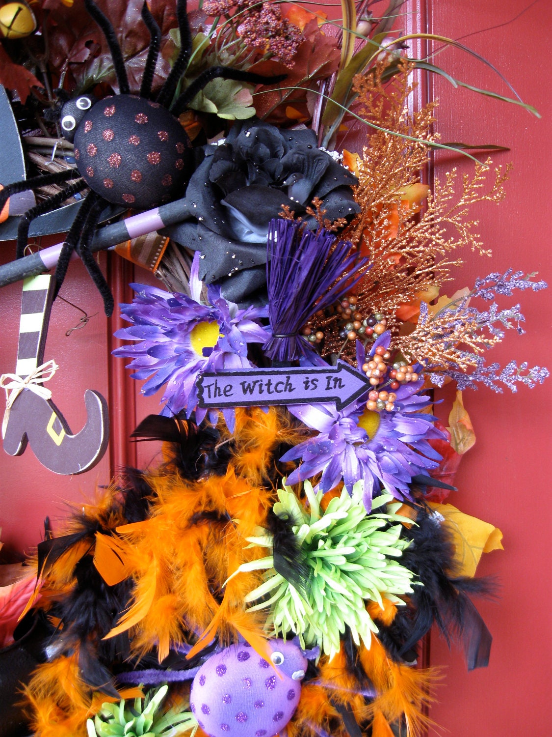 Happy Halloween Witches Brew Wreath, SALE