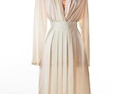 White Linen Skirt