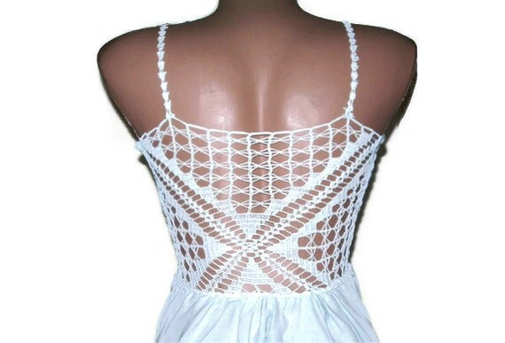 Maxi dress, crochet dress, boho, gift for her, OOAK