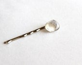 Tumbled Rock/Stone Hair Pin - Clear Quartz - Chakra Healing