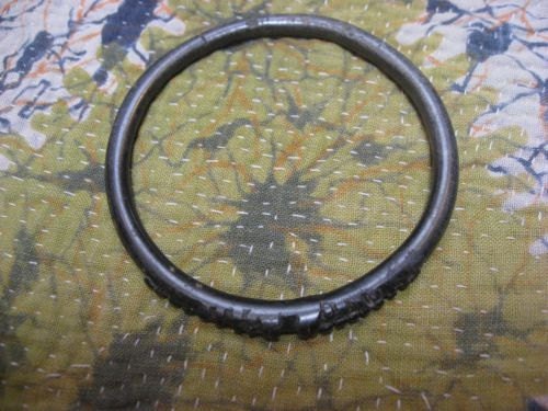 Vintage Carved Stone Indian Bangle/Arm Band