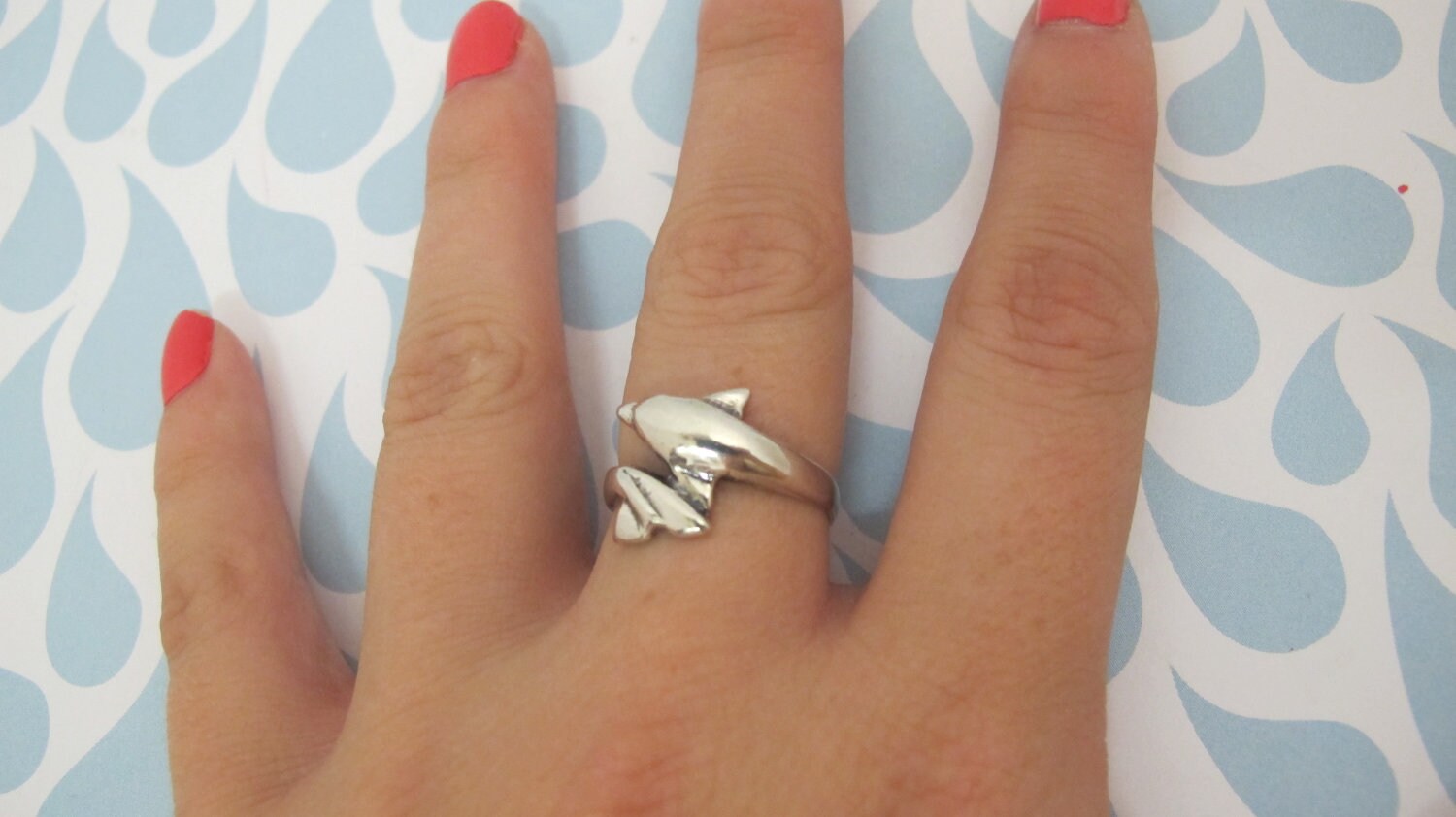 Bones Dolphin Ring