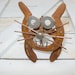 Recycled Horseshoe Cat