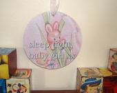 Sleep Tight Bunny Baby Sign