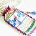 bridesmaids gift jewelry lavender sachets linen lace embroidery canvas colorful authentic handmade patchwork sachets wedding gift