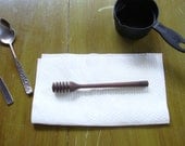 Honey dipper, aka honey stick, BLACK WALNUT wood, decorative or functional utensil