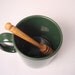 Small lathe turned honey dipper (a.k.a. "honey stick") made from Black Locust wood