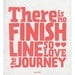 Inspirational Life Quote poster - Love the Journey - typography wall decor print A3