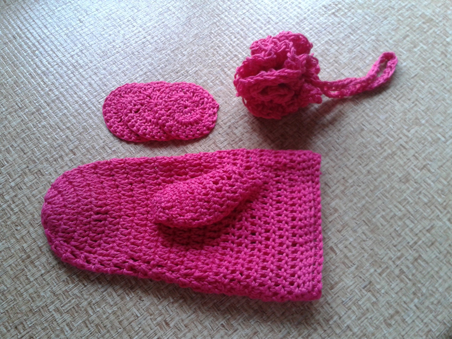 Hot Pink Cotton Spa Collection