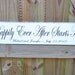 Happily Ever After Starts Here, Custom Wood Wedding Sign, Wedding Gift, Engagement Gift, Personalized Sign