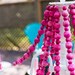 Victorian Mod Custom Chandeliers in any color //pink, aqua blue, turquoise, black, green & more// - LARGE