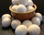 All Natural Wool Dryer Balls, Michigan Made, Package of One