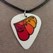 The Beatles Rubber Soul Album/LP Art Guitar Pick Necklace