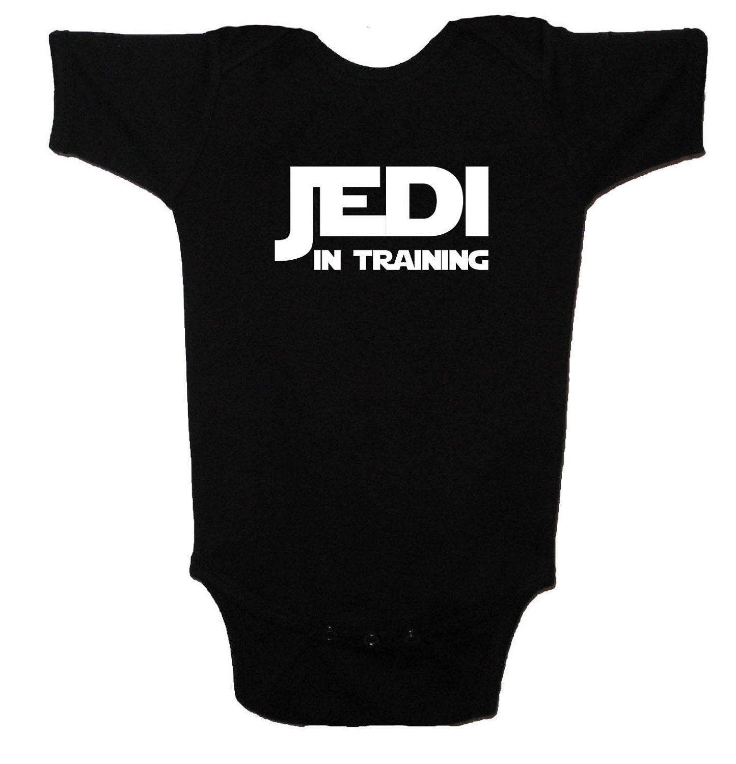 Jedi in Training - Child's Infant or Toddler One-Piece Lap Tee TShirt 6 months to 4 Toddler