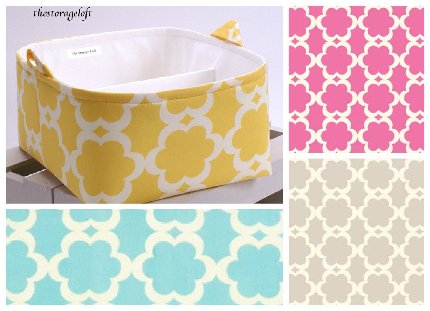 LG Diaper Caddy 10"x10"x6" - Storage Bin Basket Container Organizer - Tarika
