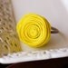 Yellow Felt Hair Elastic/Hair Accessory