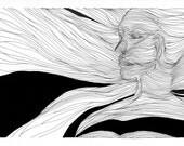 Reverie - ink pen drawing