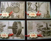Antique Invention Schematics Greeting Card