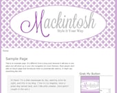 Wordpress Premade: Mackintosh