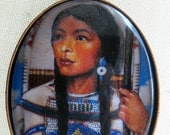 Sacagawea Stamp Pendant - TEN PERCENT DONATION to the Lewis and Clark Trust