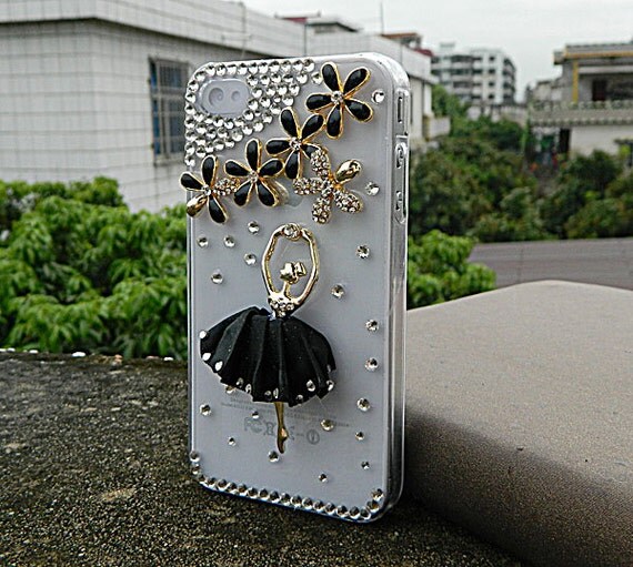 Ballet girl flowers cover loves iphone case cell phone cases and covers iPhone 4s case iPhone cover