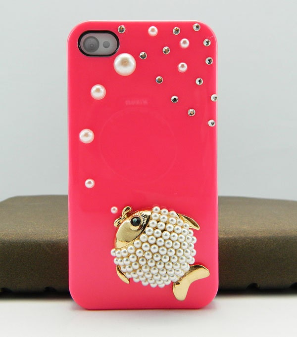 iphone case  iPhone 4 case  iPhone 4s case iPhone cover  fish 14 color choices