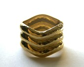 Cuff Bracelet Wavy Hinged Style Clamper
