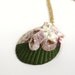 Sea Shell Necklace Pendant Necklace - Woodland Forest Green, Olive Green